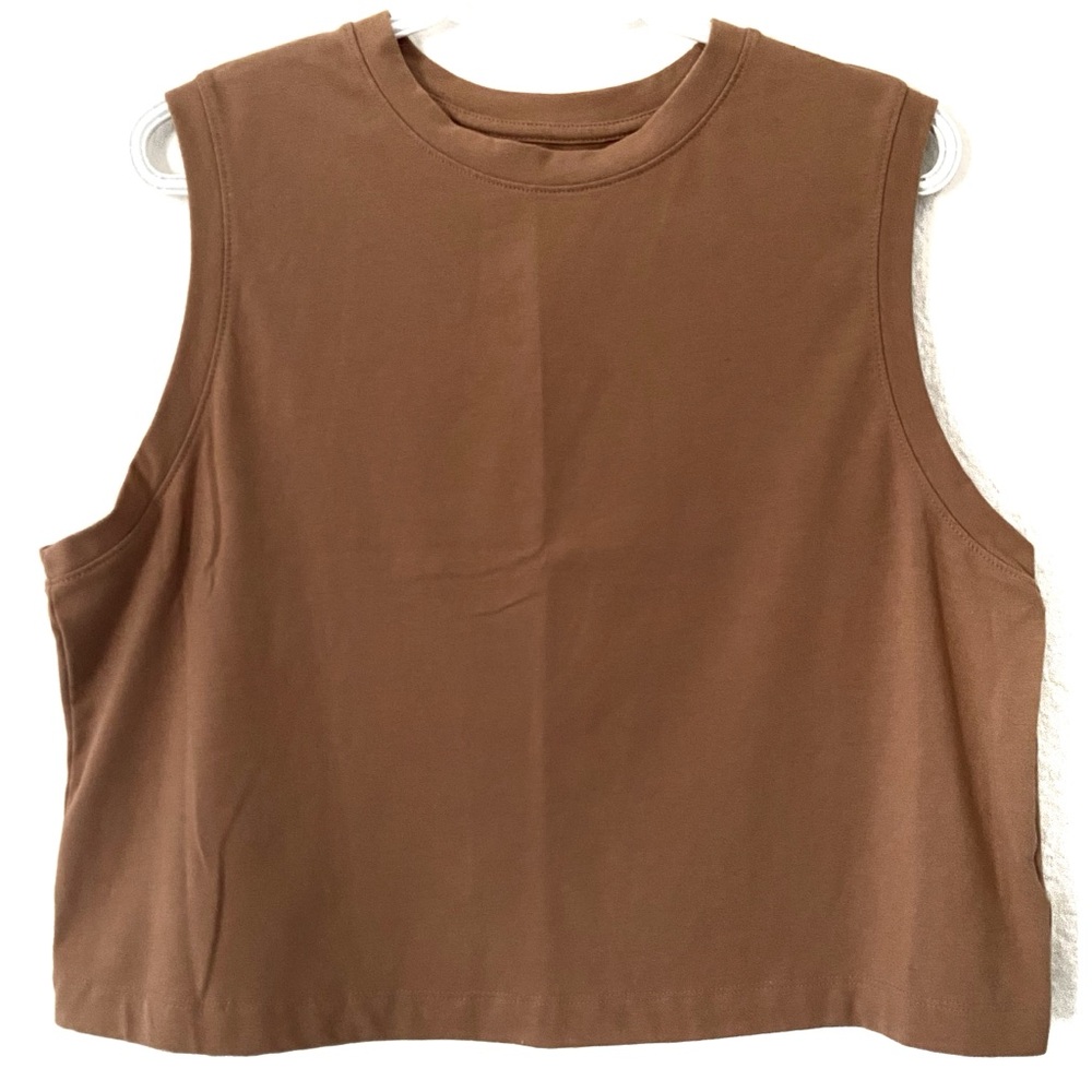 a new day Brown Tank Top Size Large